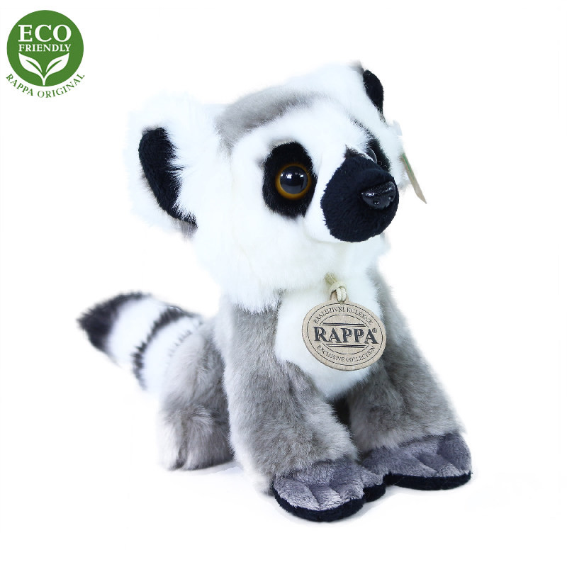 Plyšový lemur sediaci 18 cm ECO