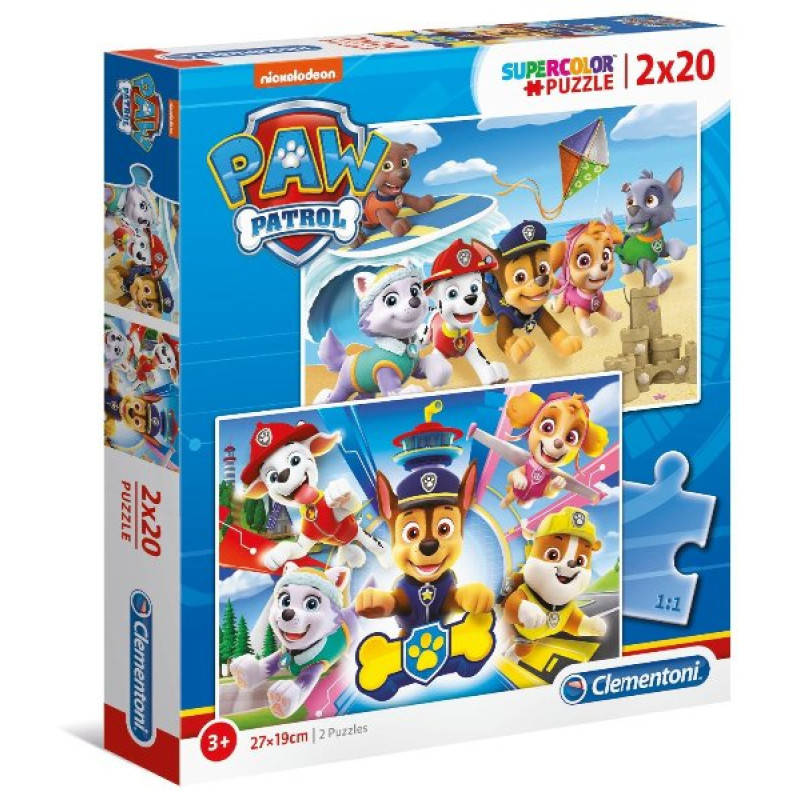 PUZZLE PAW PATROL 2x20 dielikov