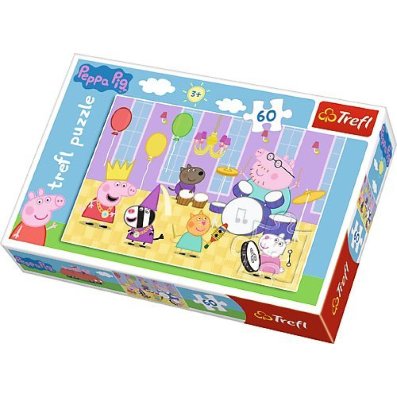 PUZZLE PEPPA PIG NA Bale 60 dielikov