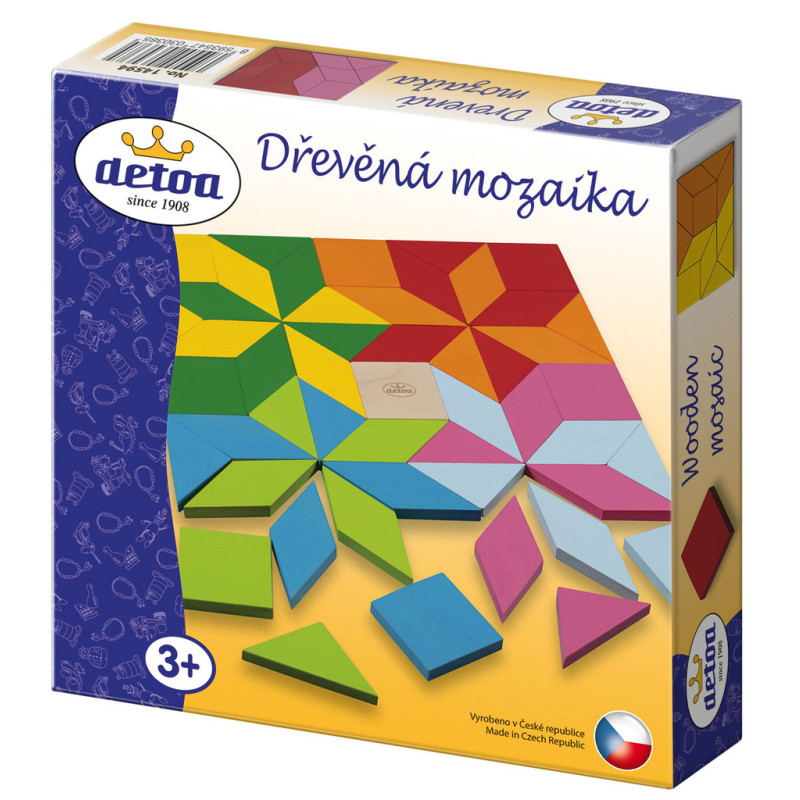 Mozaika drevená