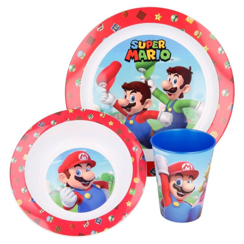 PLASTOVÝ SET SUPER MARIO 3-dielny