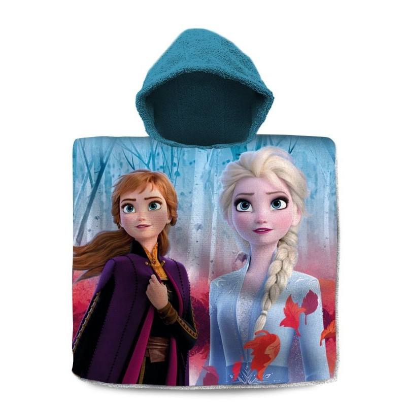 Pončo Ľadové Kráľovstvo Anna a Elsa