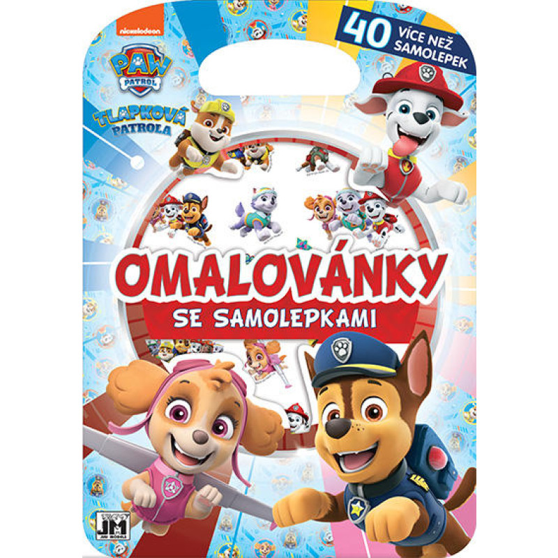 Omaľovánka so samolepkami Paw Patrol