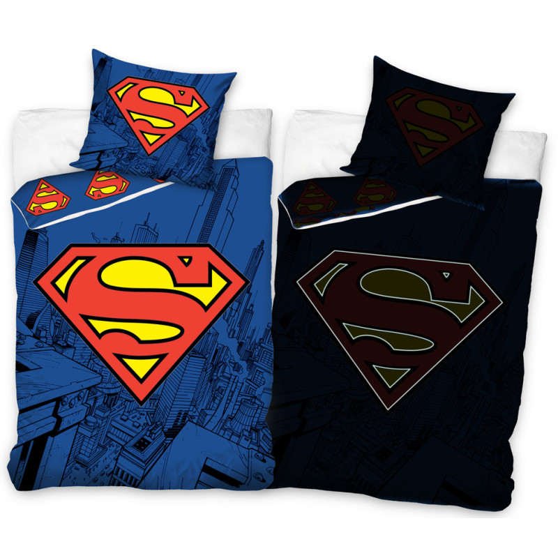 Obliečky Superman svietiace