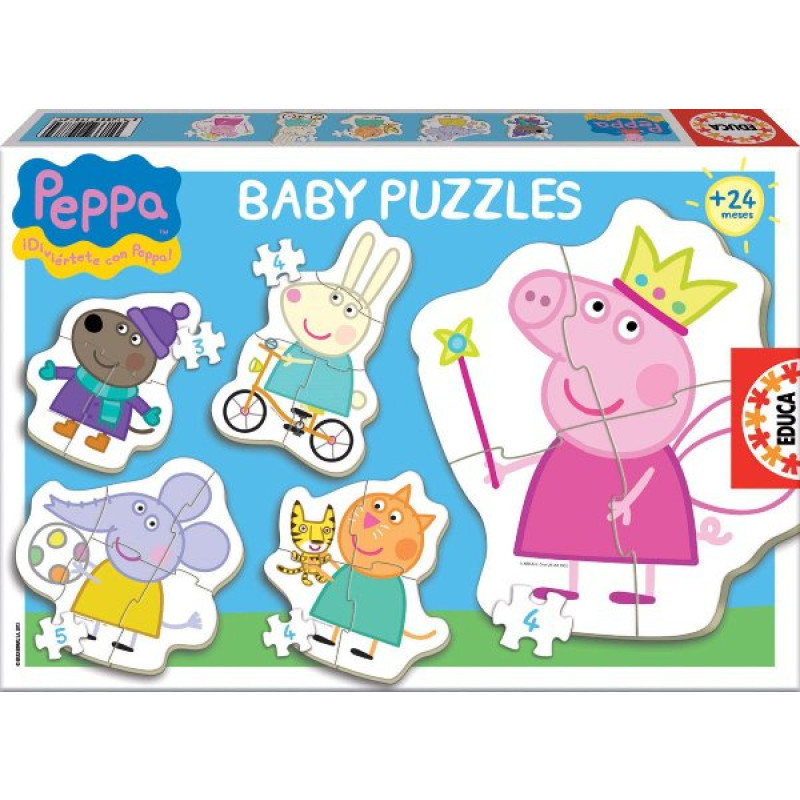 PUZZLE BABY PEPPA PIG 5v1