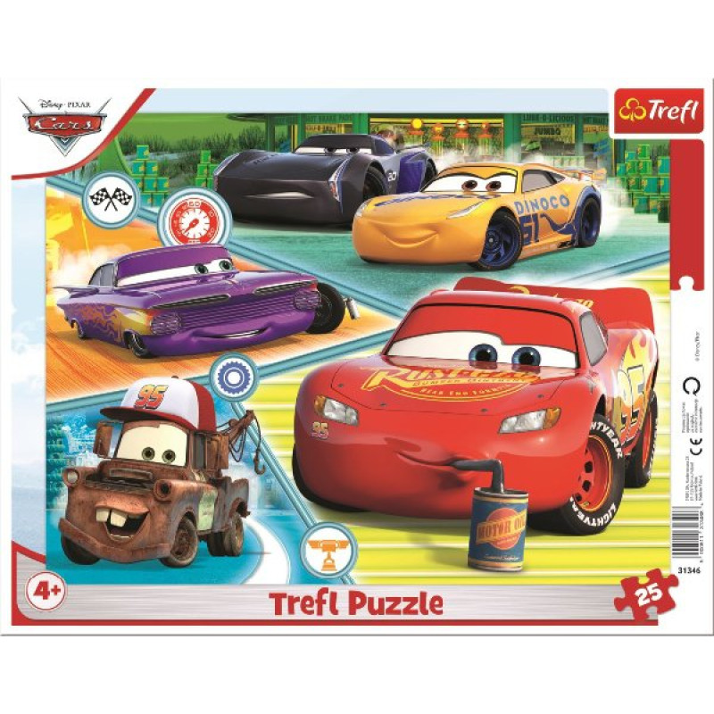 PUZZLE CARS 25 dielikov