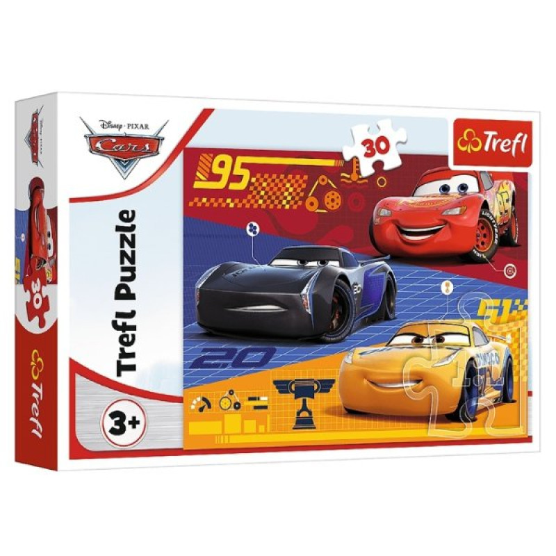PUZZLE DISNEY CARS 3 30dielikov