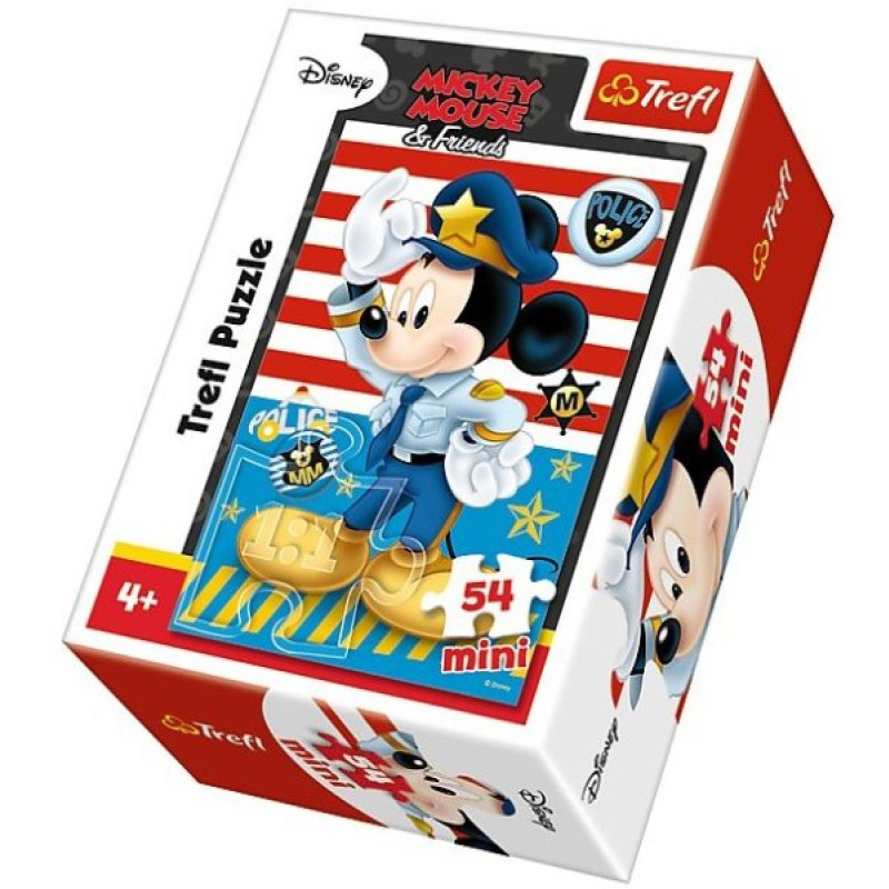 PUZZLE MICKEY MOUSE Policajt 54 dielikov