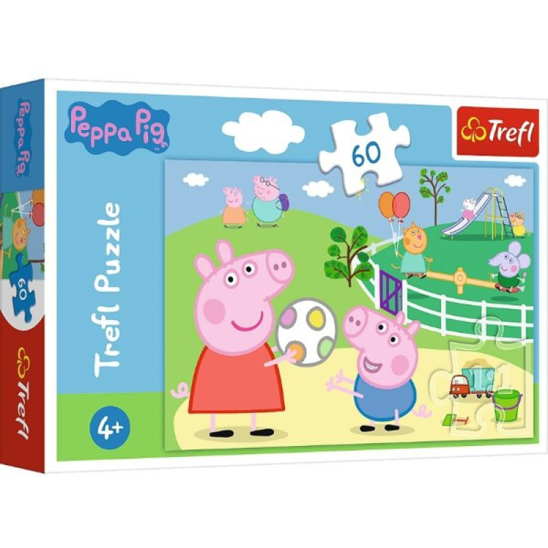 PUZZLE PEPPA PIG ZÁBAVA S PRIATEĽMI 60 dielikov