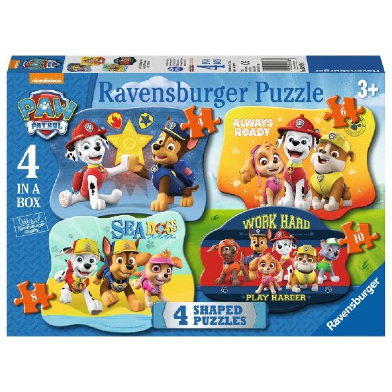 PUZZLE Tlapková Patrola 4v1