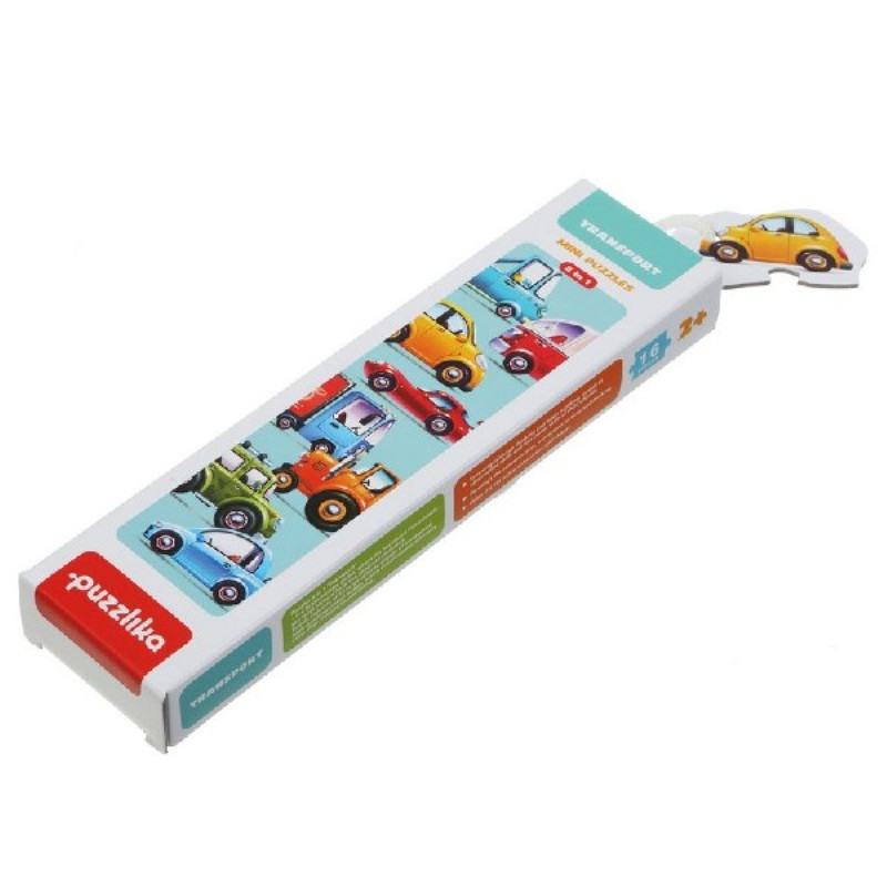 Dopravné prostriedky - puzzle 8 dopravných prostriedkov - 16 dielov