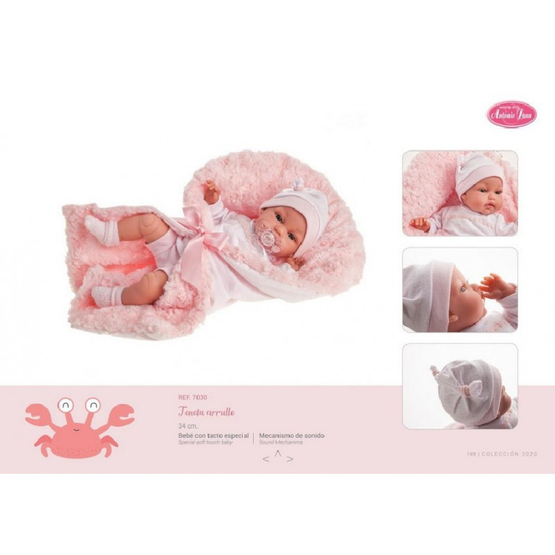 TONETA - realistická bábika bábätko so zvukmi 34 cm