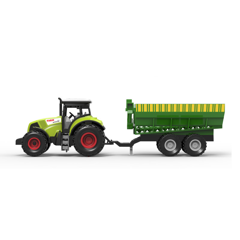Traktor so zvukom a svetlom s vlečkou