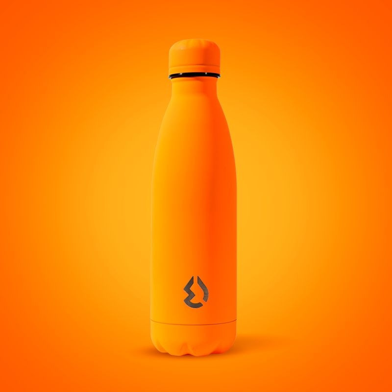 Nerezová Termo fľaša fluo oranžová