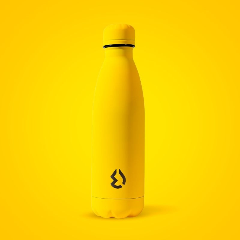 Nerezová Termo fľaša fluo žltá