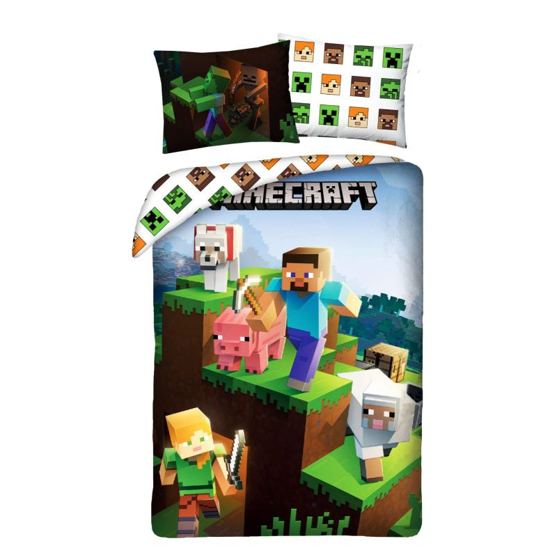 Obliečky Minecraft Farma animals