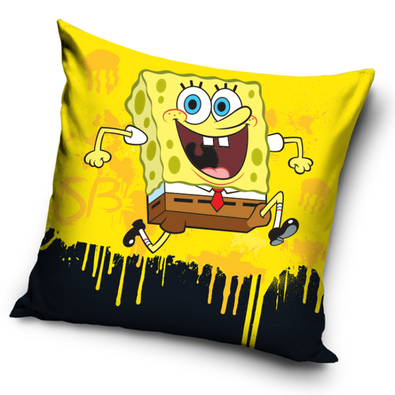 Obliečka na vankúšik Sponge Bob Žlťoch