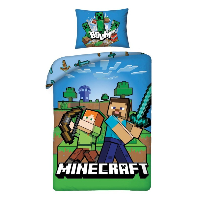 Obliečky Minecraft Boom