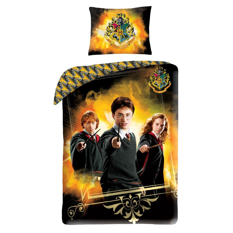 Obliečky Premium Harry Potter gold