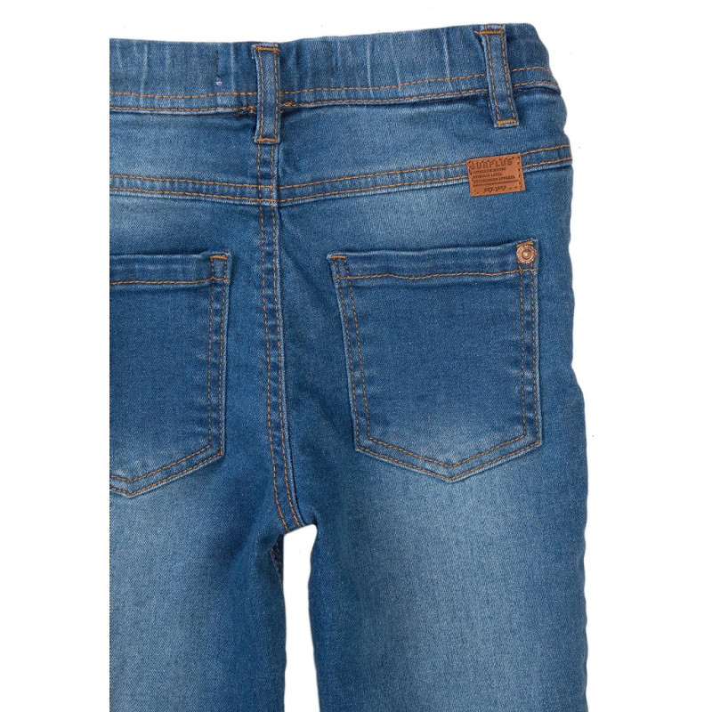 Nohavice podšité džínsové s elastanom