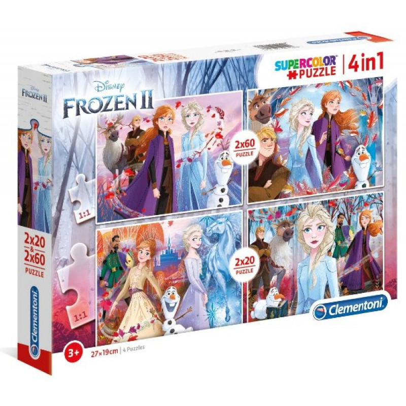 PUZZLE FROZEN 4 v 1