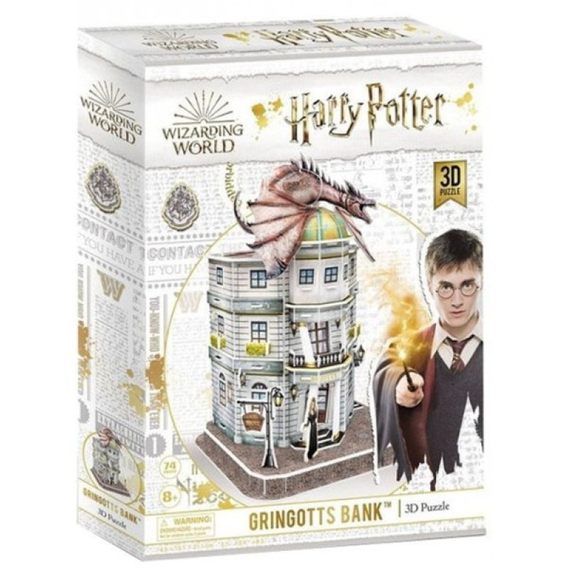 PUZZLE HARRY POTTER 74 dielikov 3D