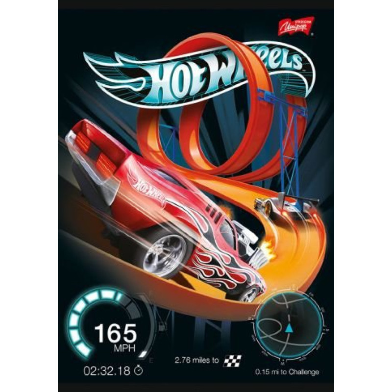 Zošit A5 HOT WHEELS linajkový