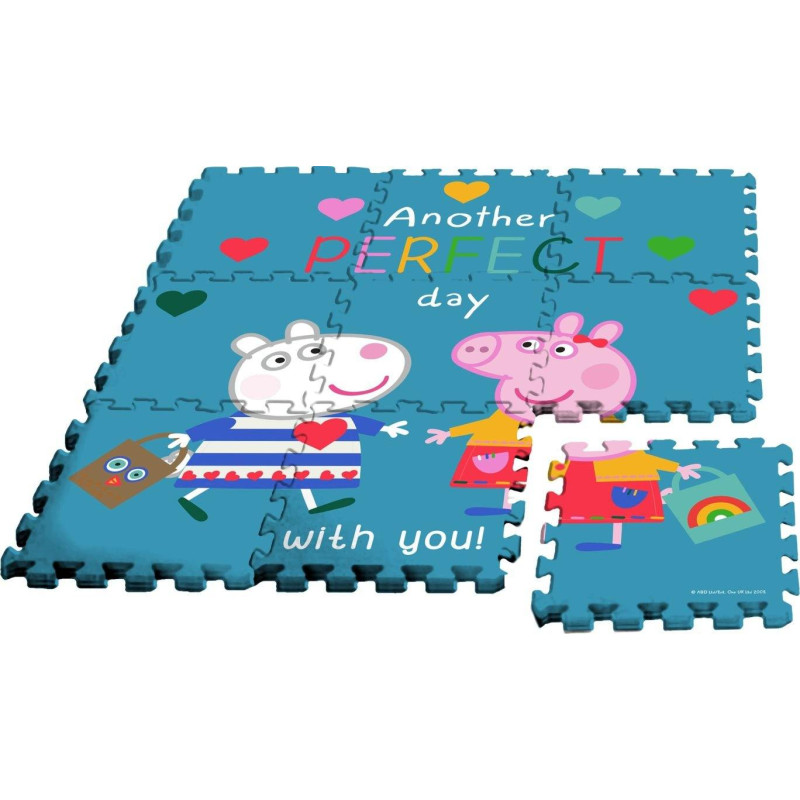 Penové puzzle Peppa Pig v taške