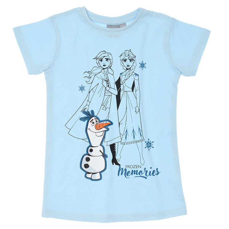 Tričko Frozen Olaf, Elsa a Anna
