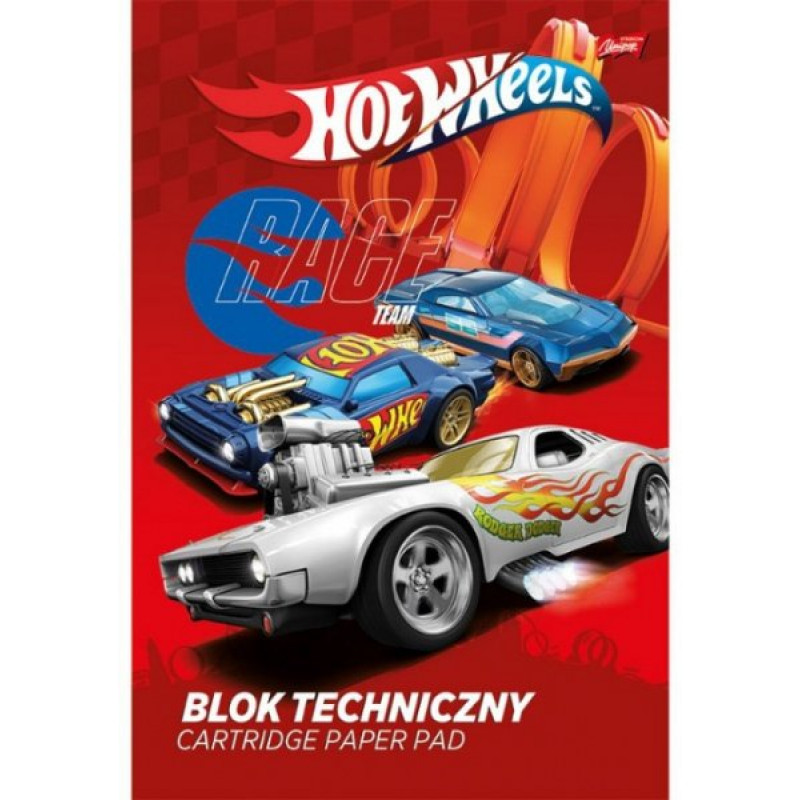 KRESLIACÍ BLOK A4 HOT WHEELS >