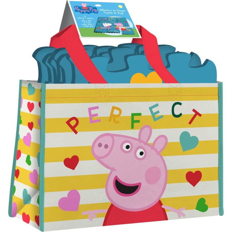 Penové puzzle Peppa Pig v taške
