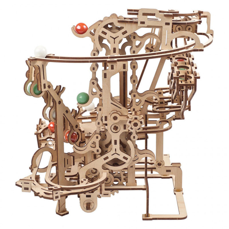 Ugears 3D drevené puzzle Guľôčková dráha