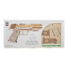 Ugears 3D drevené puzzle Wolf-01 Pištoľ