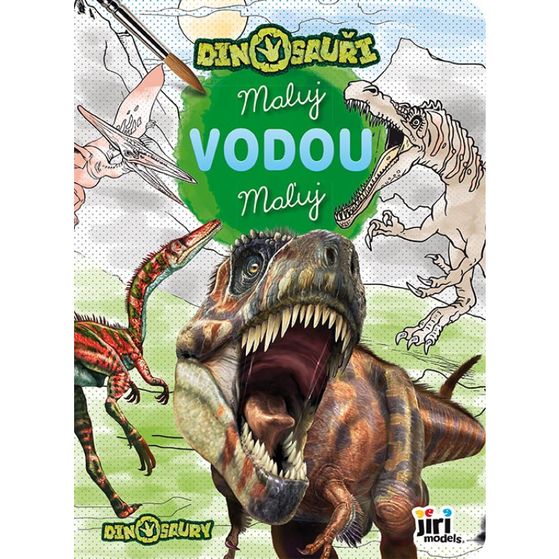 Omaľovánka Maľuj vodou Dinosaury