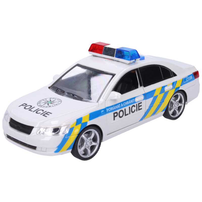 Policajné auto s efektmi 24 cm
