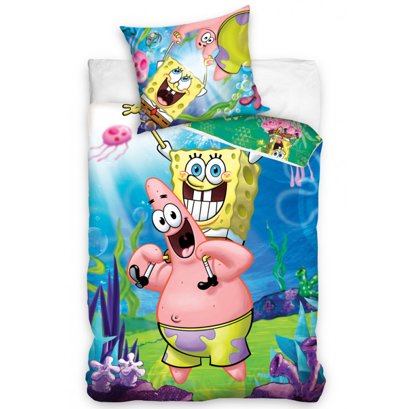 Obliečky Sponge Bob Hijó koníčku