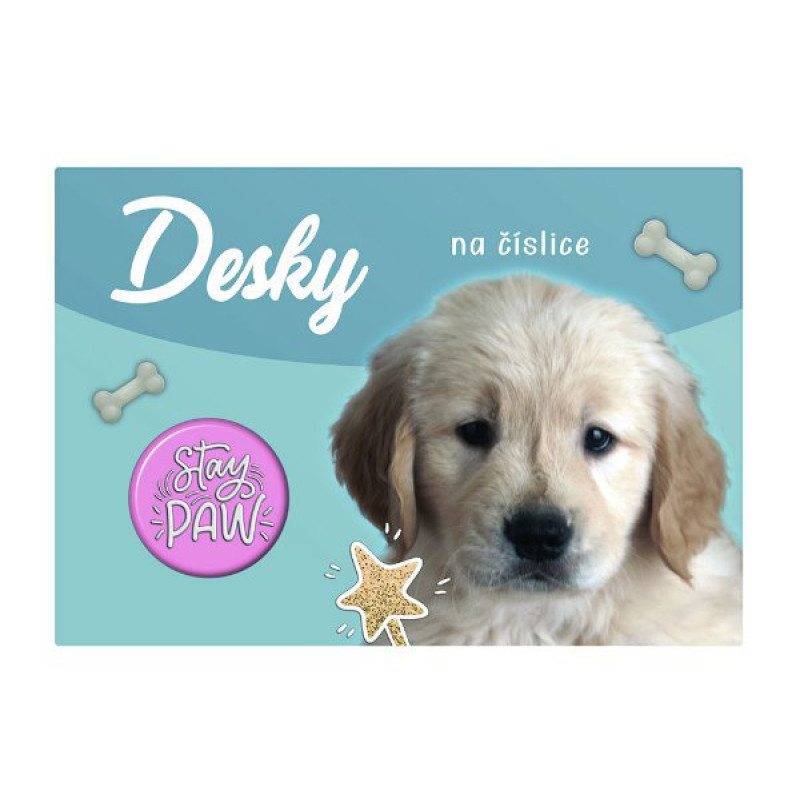 Dosky na číslice Psík