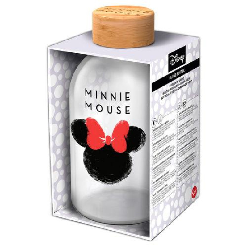 Sklenená fľaša Minnie