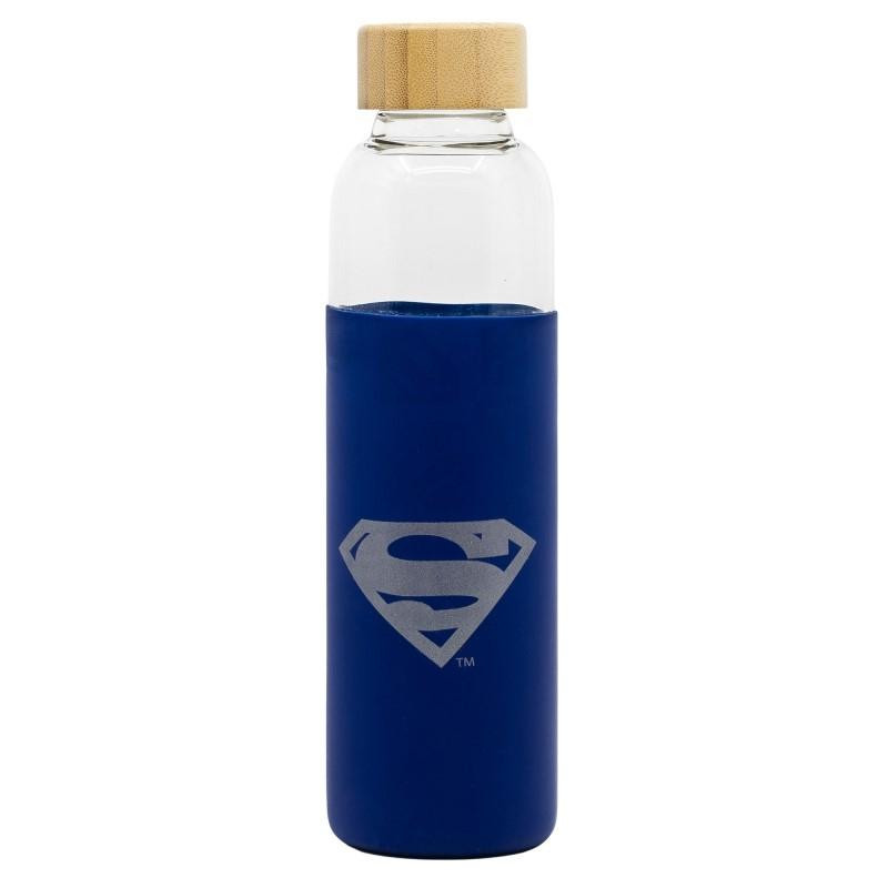 Sklenená fľaša Superman