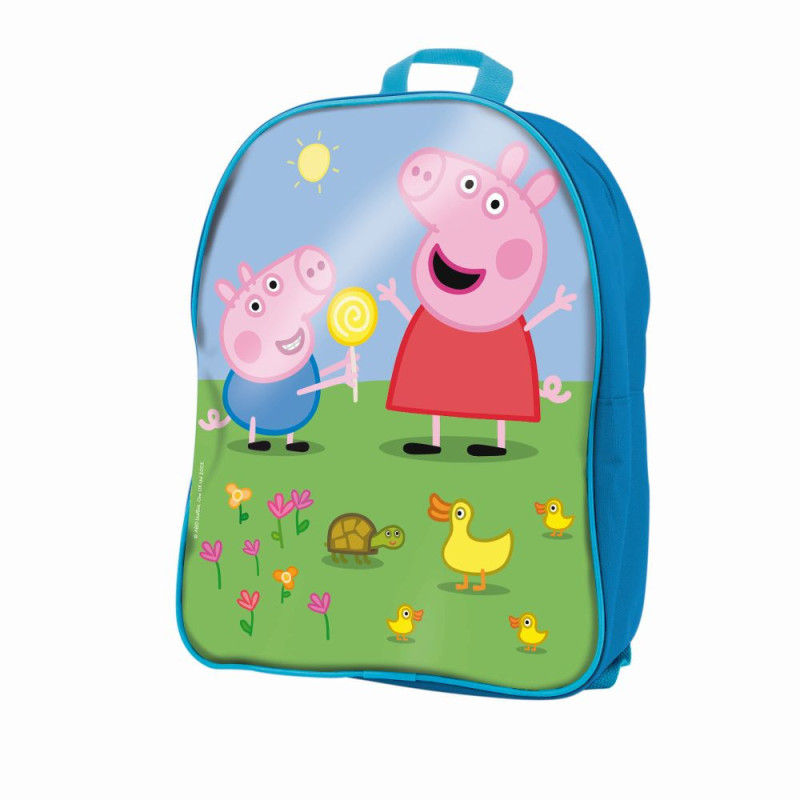 Batoh Peppa Pig - s kockami a postavičkami