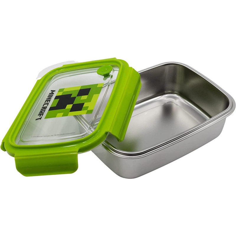 Box na desiatu Minecraft nerez