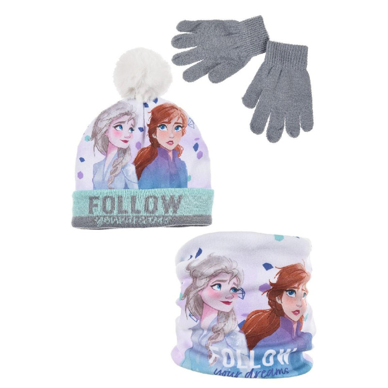 Čiapky, rukavice a nákrčník Frozen
