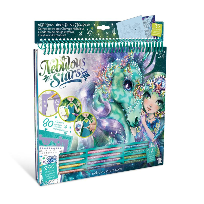 Kreatívny blok Green Horses Sketchbook