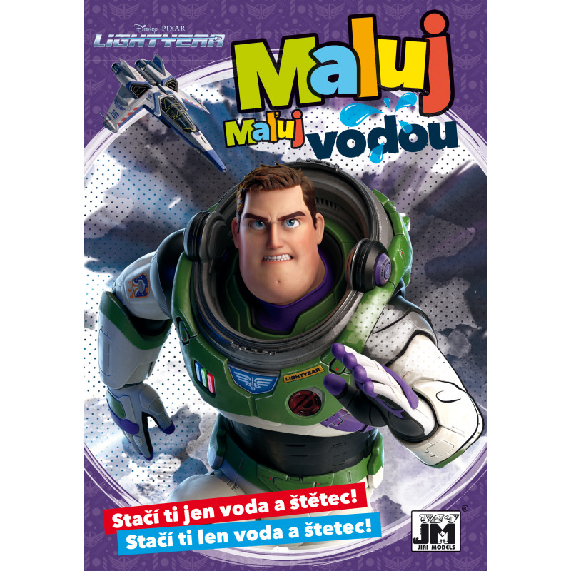 Omaľovánka A5 Maľuj vodou Rakeťák