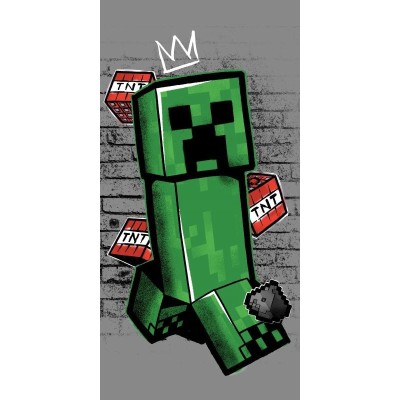 Osuška Minecraft Metro Art Creeper