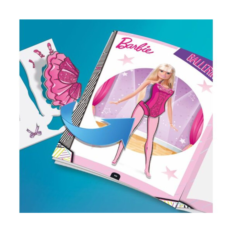 Šport návrhársky set s bandaskou Barbie