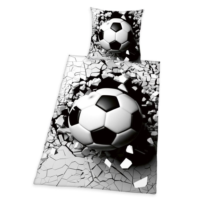 Obliečky Futbalová lopta 3D Efekt