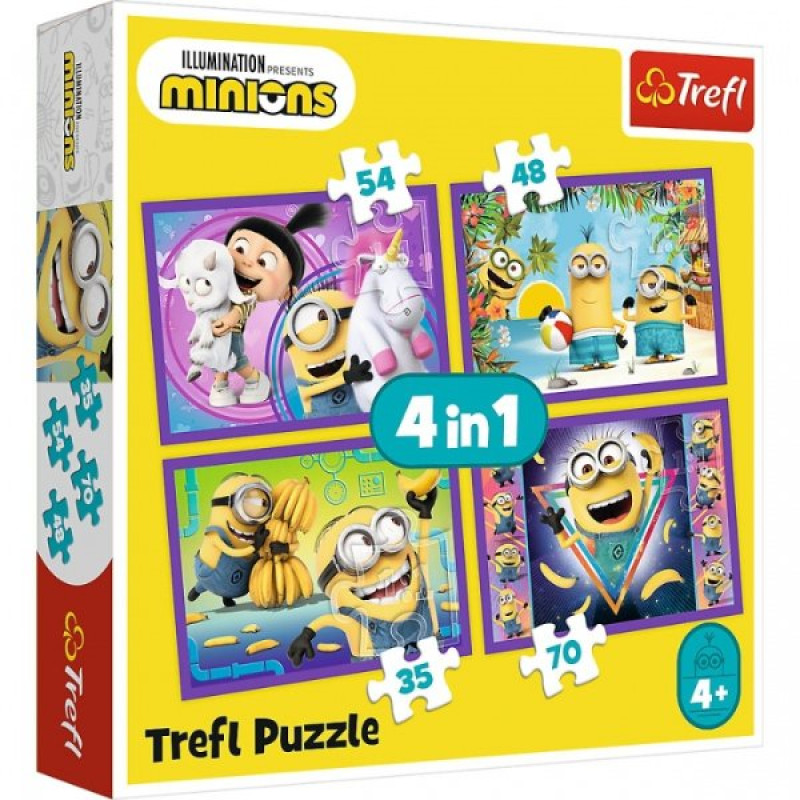 Puzzle Mimoni Ja Zloduch 4v1