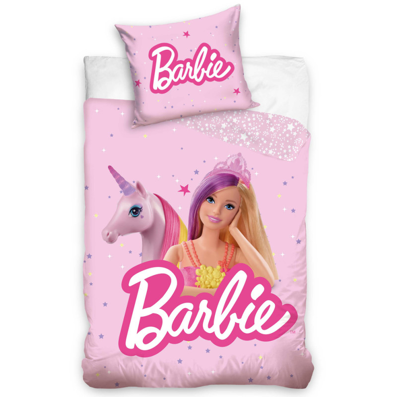 Obliečky do postieľky Barbie a Kúzelný Jednorožec