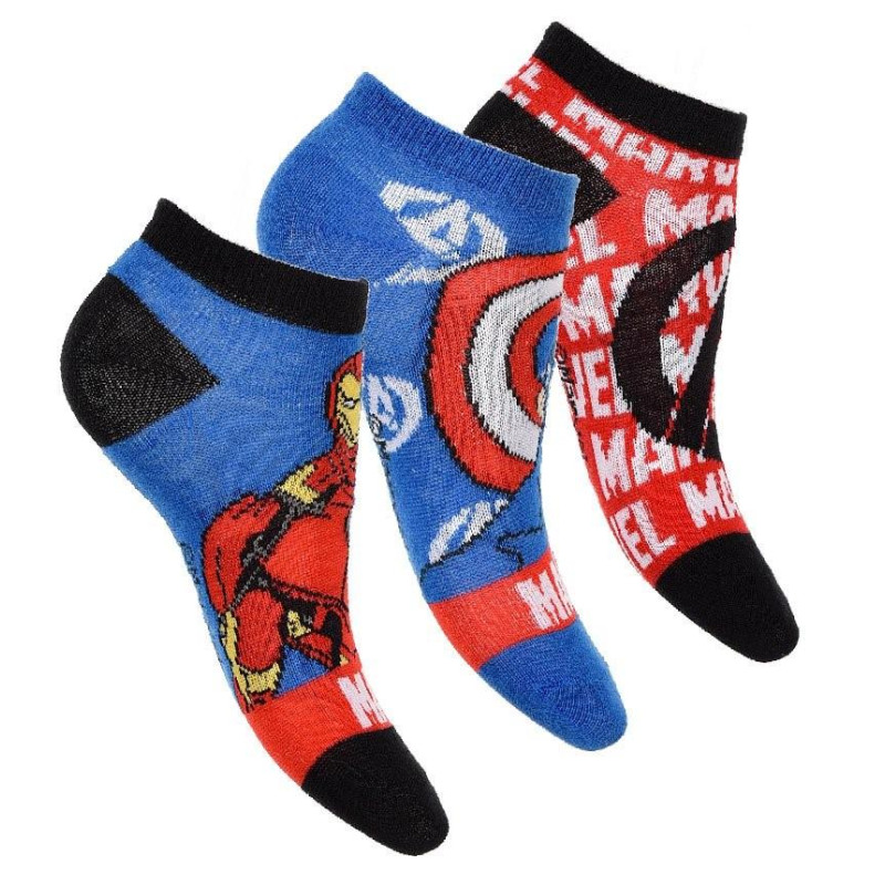 Ponožky Avengers 3ks krátke